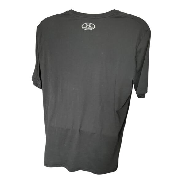 Under Armour HeatGear Tech Tee XL Black Men’s Athletic Training Gym Shirt - Picture 4 of 5